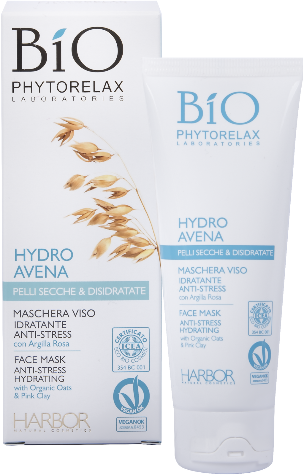 PHYTORELAX LABORATORIES  Hydro Oat Antistress Hydrating Face Mask, 75 ml