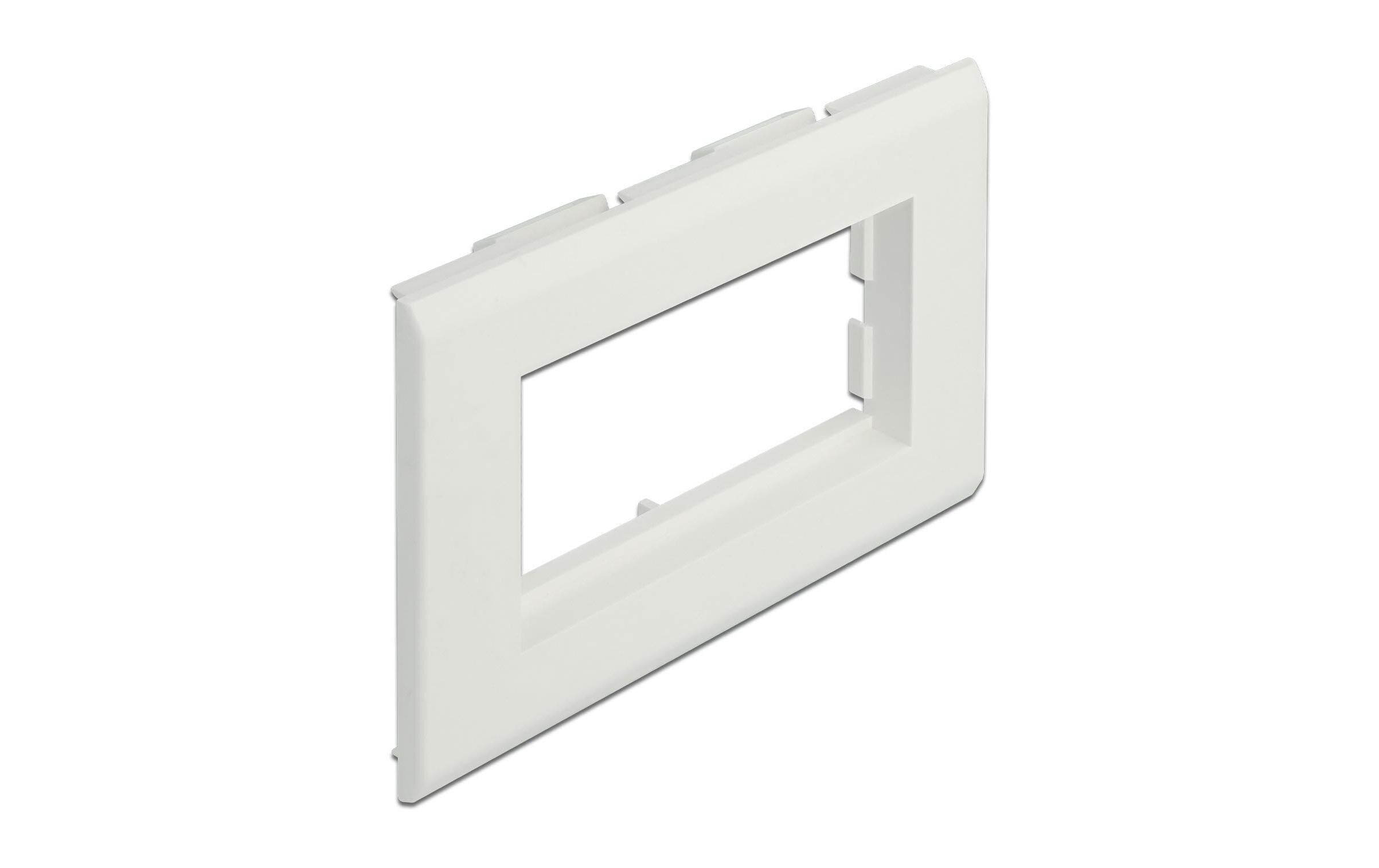 Easy 45 Modulträger für Geräteeinbaukanal 130 x 80 mmDelock Easy 45 Modulträger für Geräteeinbaukanal 130 x 80 mm