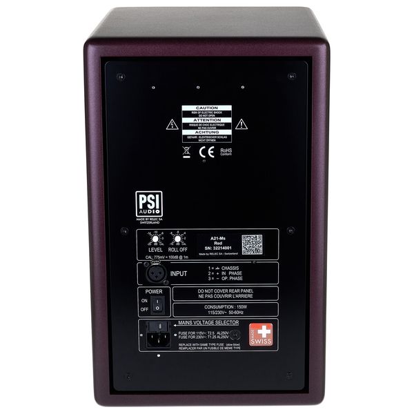 PSI Audio A21-M Studio Red