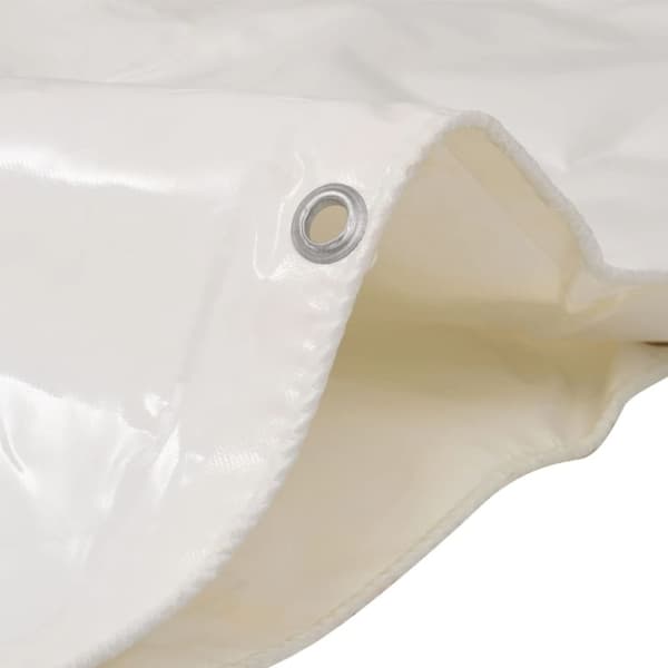 vidaXL Presenning 650 g/m² 3x3 m hvit
