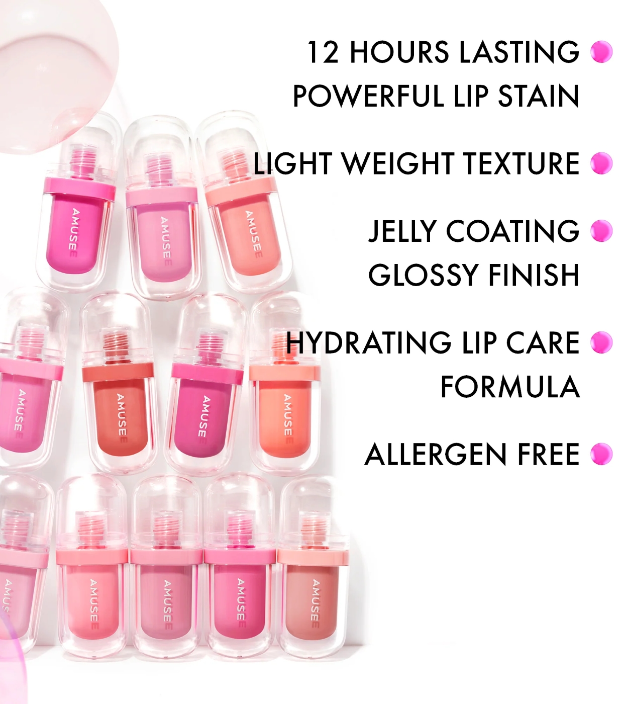 Amuse - Lip Tint Jel-fit Tint - 05: Oat Fig