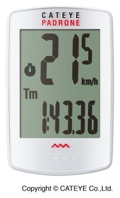 Compteur Cateye Padrone Blanc