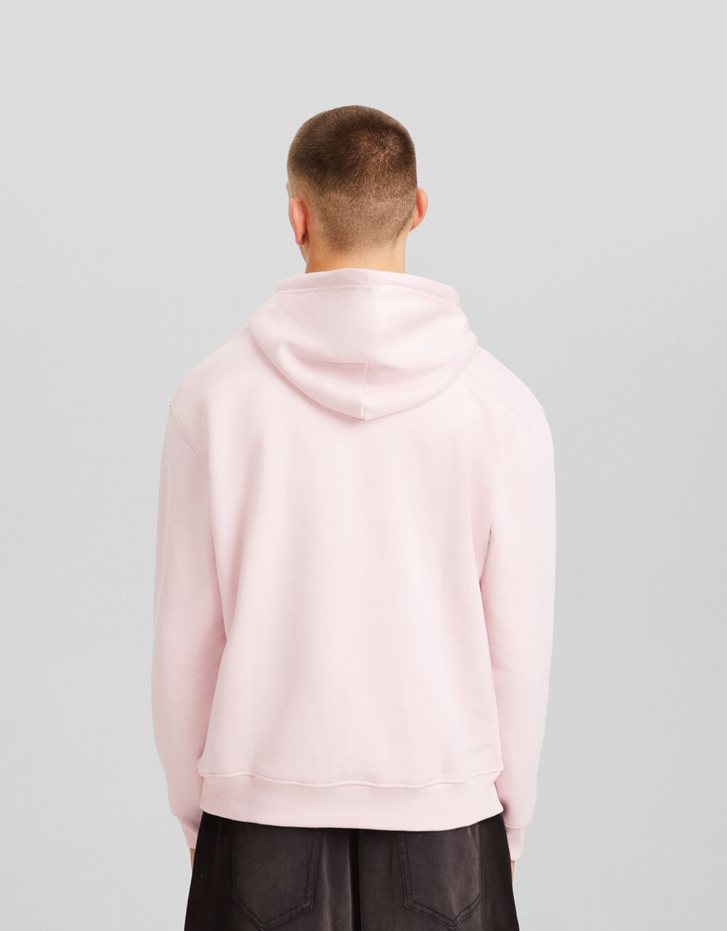 Moletom com capuz estampado