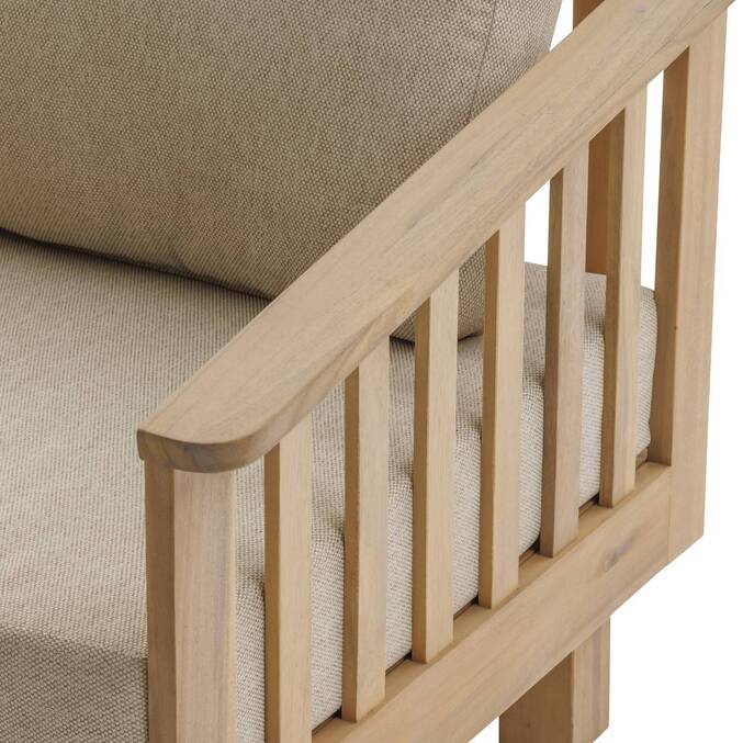 Fauteuil de salon de jardin XENIA Acacia