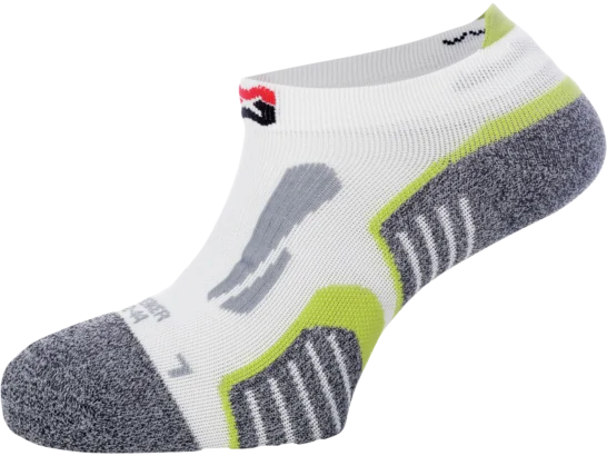 Chaussettes sneakers de travail Würth MODYF blanches/vertes
