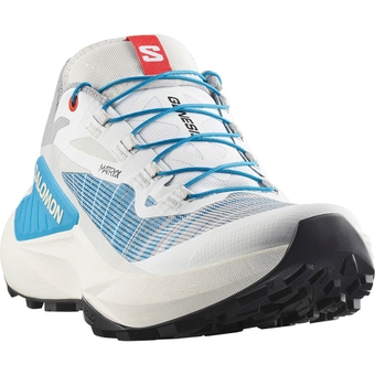 Salomon Genesis Laufschuhe White / Lunar Rock / Transcend Blue Damen