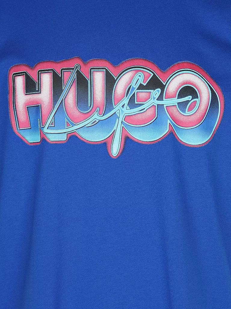 HUGO T-Shirt NILLUMI blau