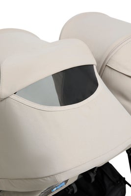 Beemoo Pro Twin 2 Søskenvogn, Latte Beige