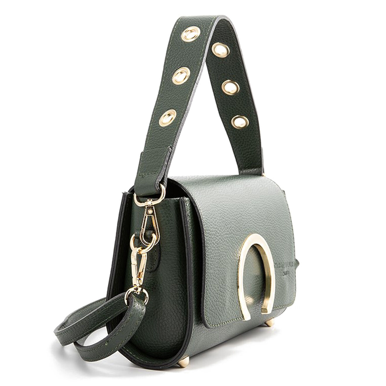 Christian Laurier Sac à main en Cuir Ralph vert - 26x14x8 cm