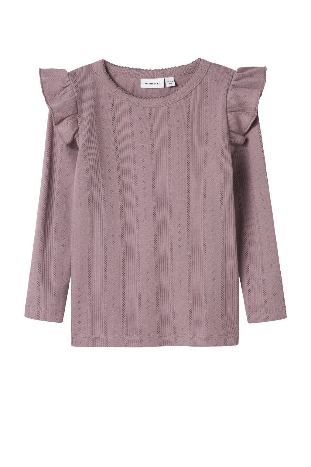 NAME IT longsleeve paars