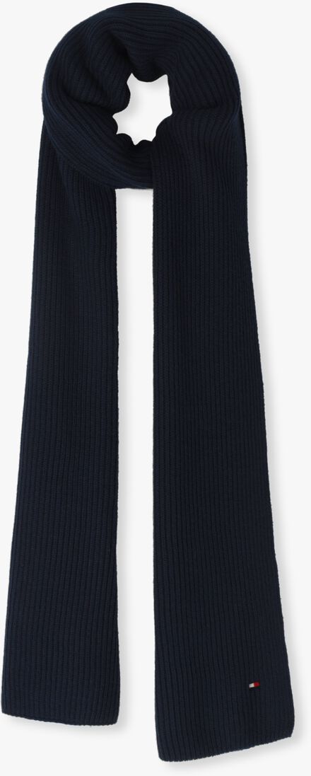 TOMMY HILFIGER blauwe tommy hilfiger muts gp flag beanie + scarf