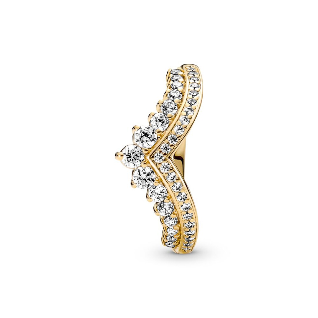 Pandora Gold Timeless Wishbone Diadem Ring