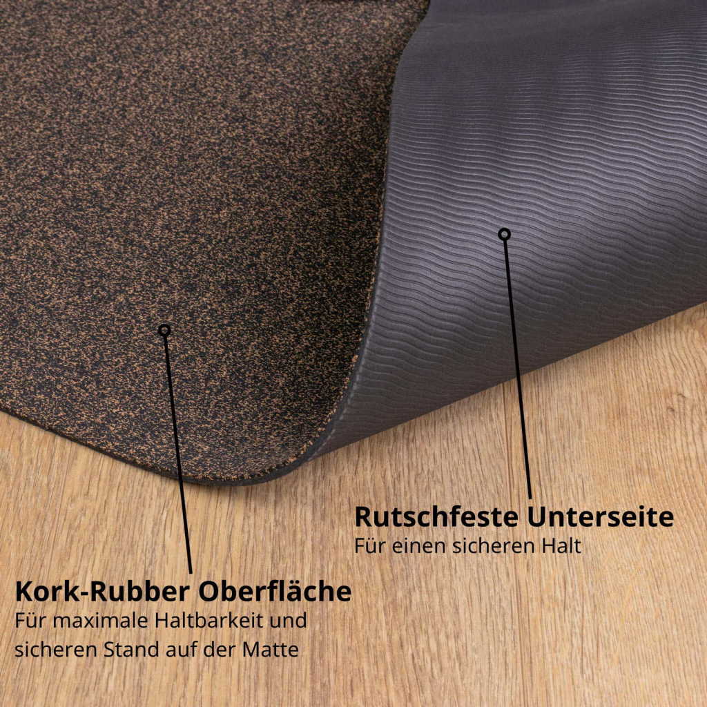 Deuser Yoga Matte Hybrid (NK/Kork) -