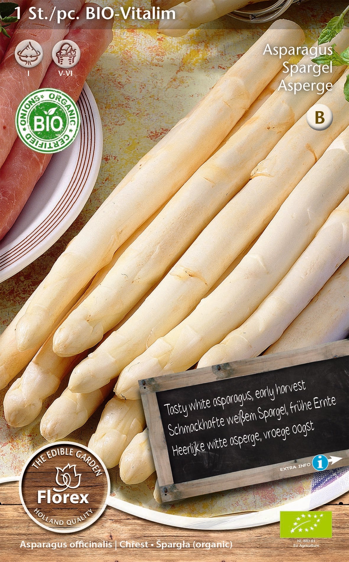 Florex bio asperges (Asparagus 'Vegalim')