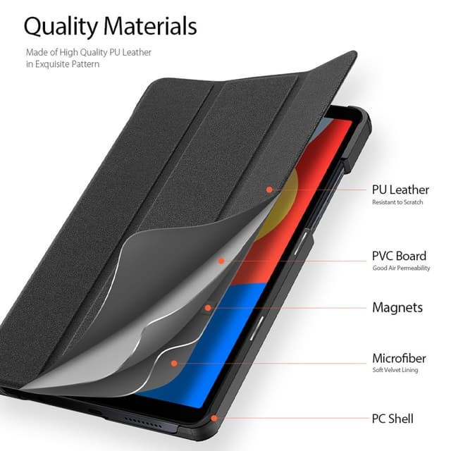 DUX DUCIS Xiaomi Redmi Pad SE 8.7 DOMO Series Trifold Flip Cover