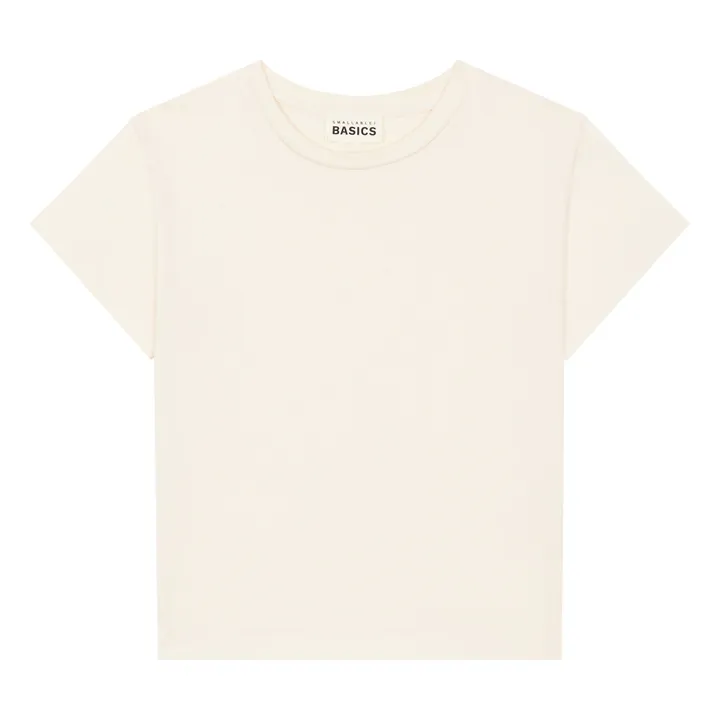 SMALLABLE BASICS T-Shirt Fille Manches Courtes Coton Bio | Sable