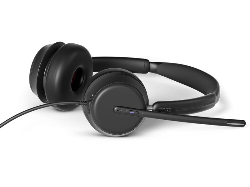 EPOS Headset IMPACT 860T Stereo, MS Kabelgebundenes Headset für moderne Büro- und Open-Office-Umgebungen