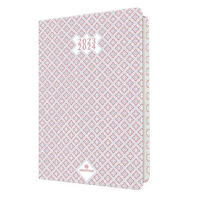 Agenda Chelsea 25 - 1 semaine sur 2 pages - étoiles florales - Oberthur