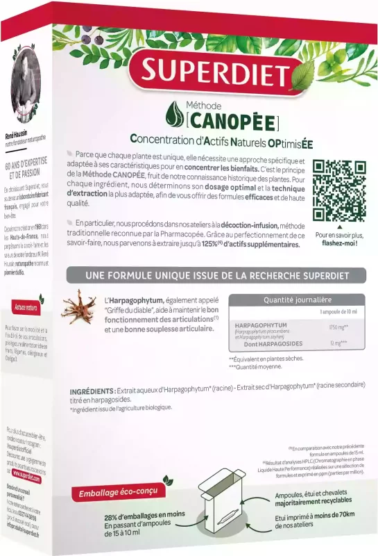 HAPAGOPHYTUM BIO – Articulations – 20 Ampoules de 10ml