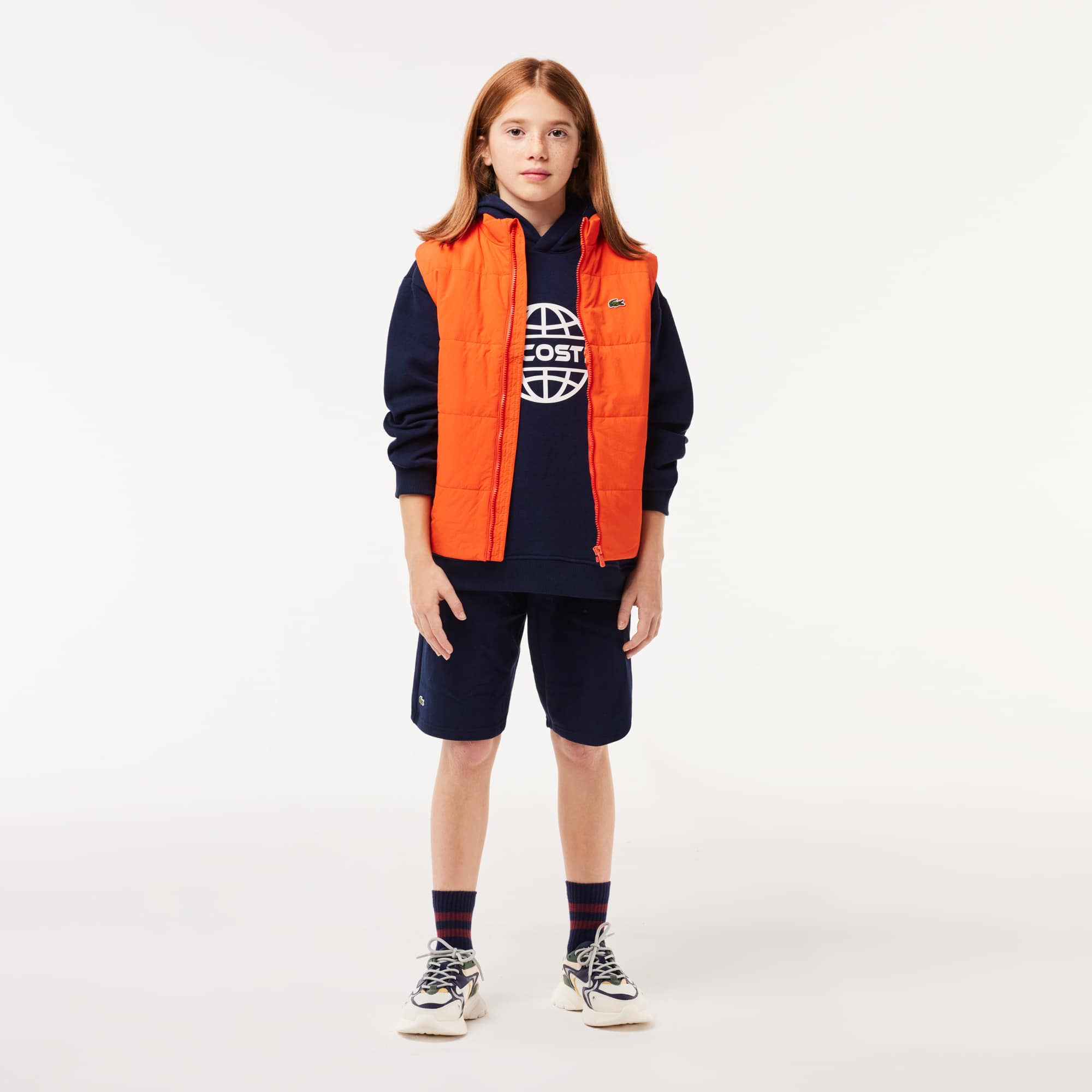 Sweatshirt à capuche avec imprimé Pullovers & Sweatshirts - Bleu - Lacoste - Enfant
