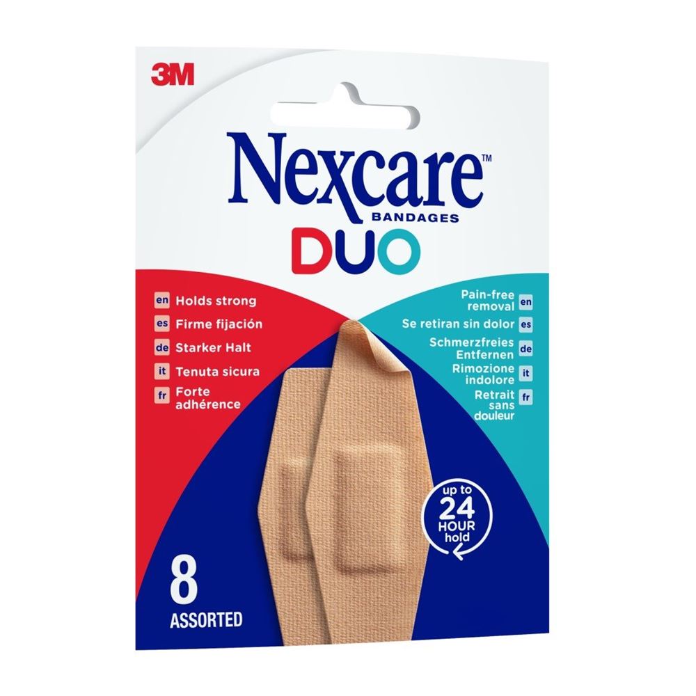 NEXCARE Pflaster Duo<br>8 Stück, assortiert