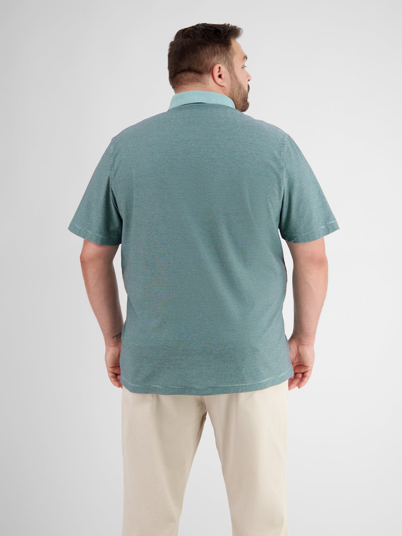 Poloshirt mit Finelinerstreifen
