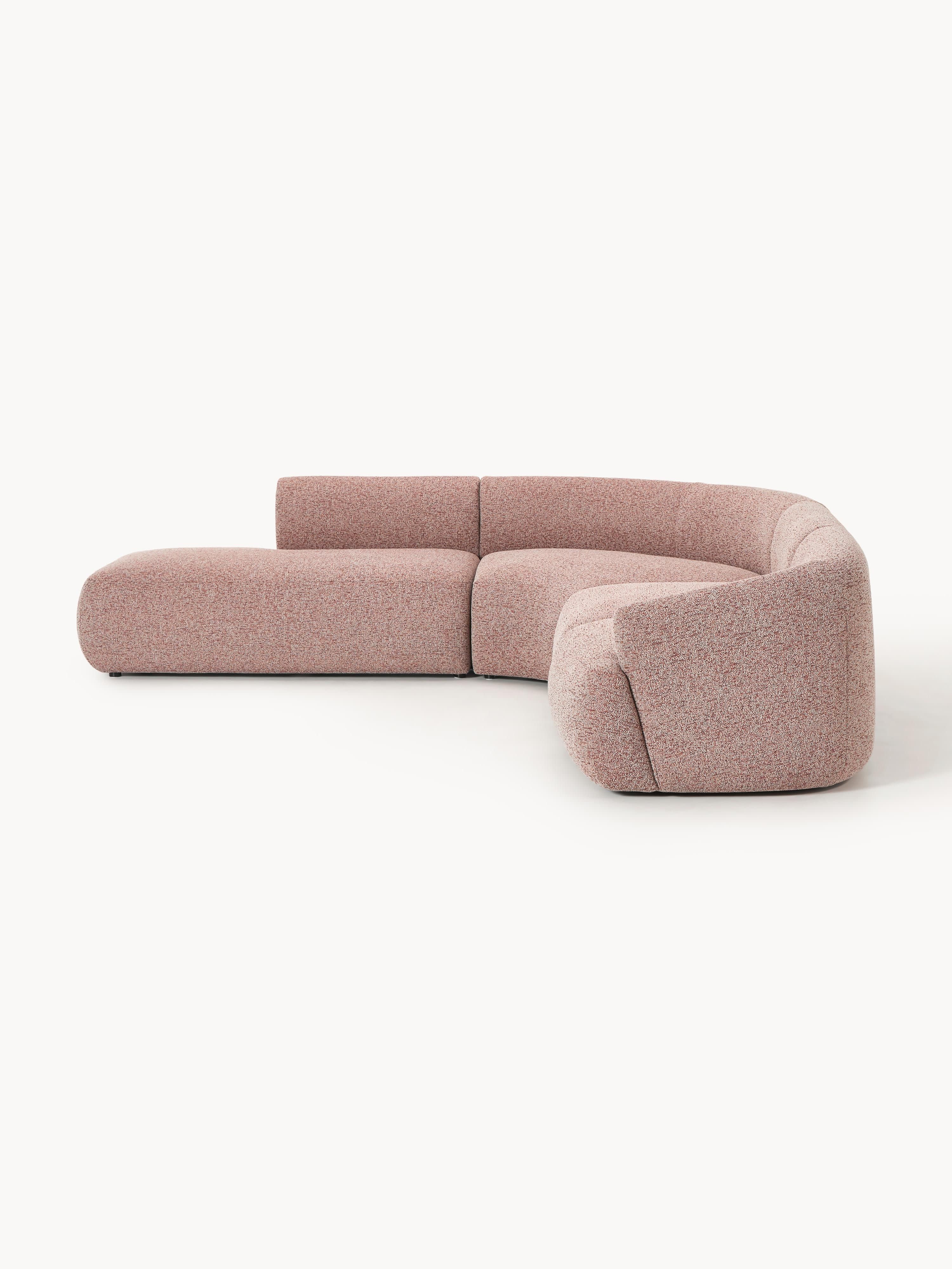 Modulaire bouclé hoekbank Sofia (4-zits)