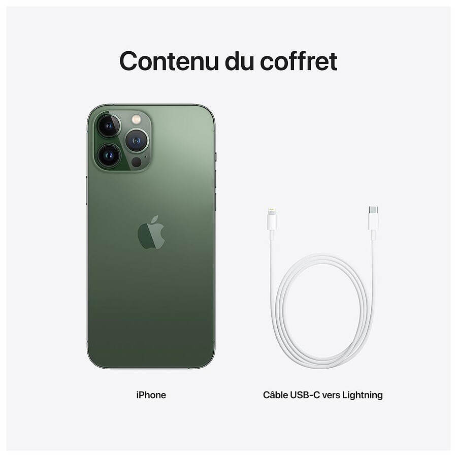 Apple iPhone 13 Pro (Vert) - 128 Go · Reconditionné