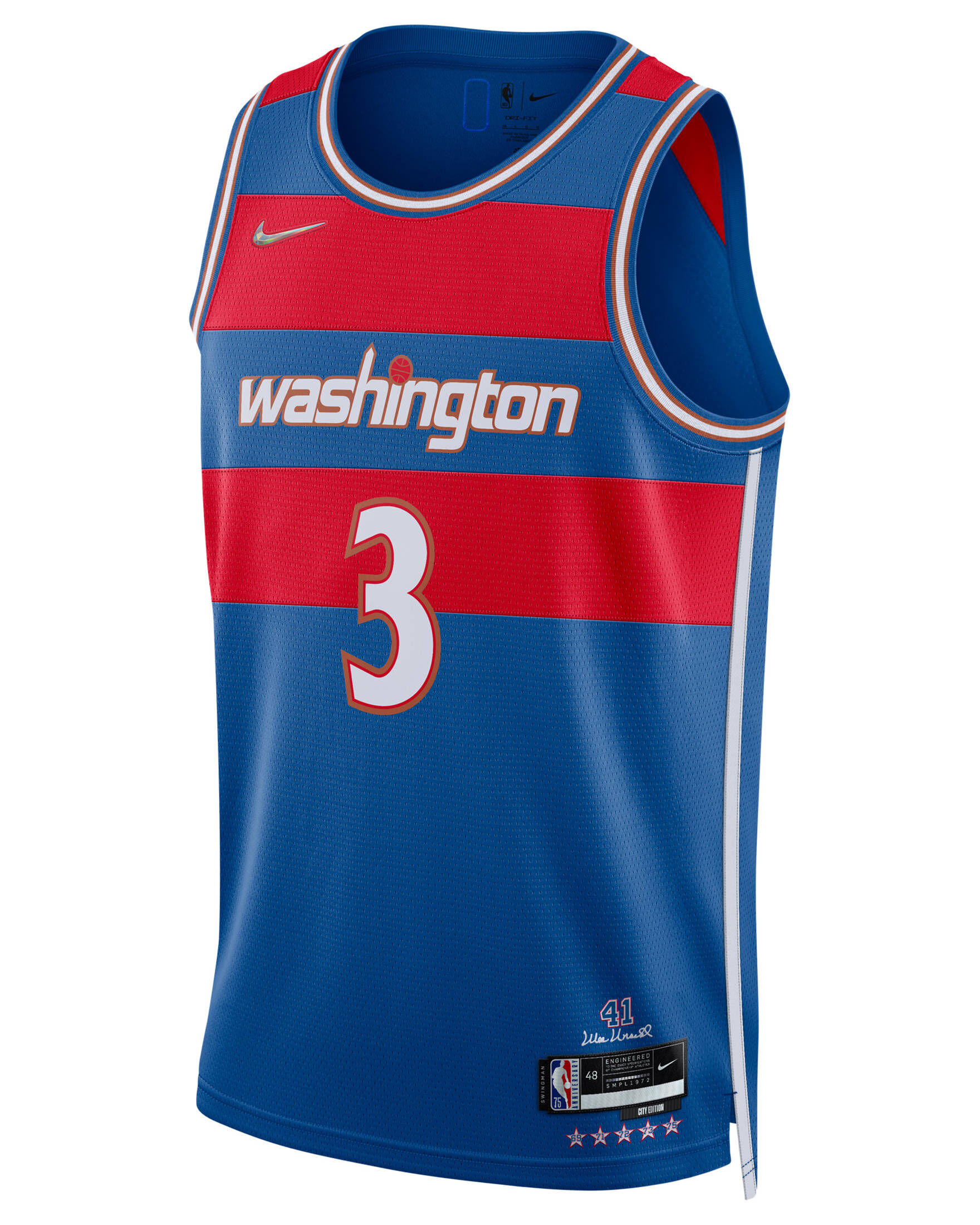 Nike| Herren Basketballtrikot NBA WASHINGTON WIZARDS CITY EDITION – Bradley Beal