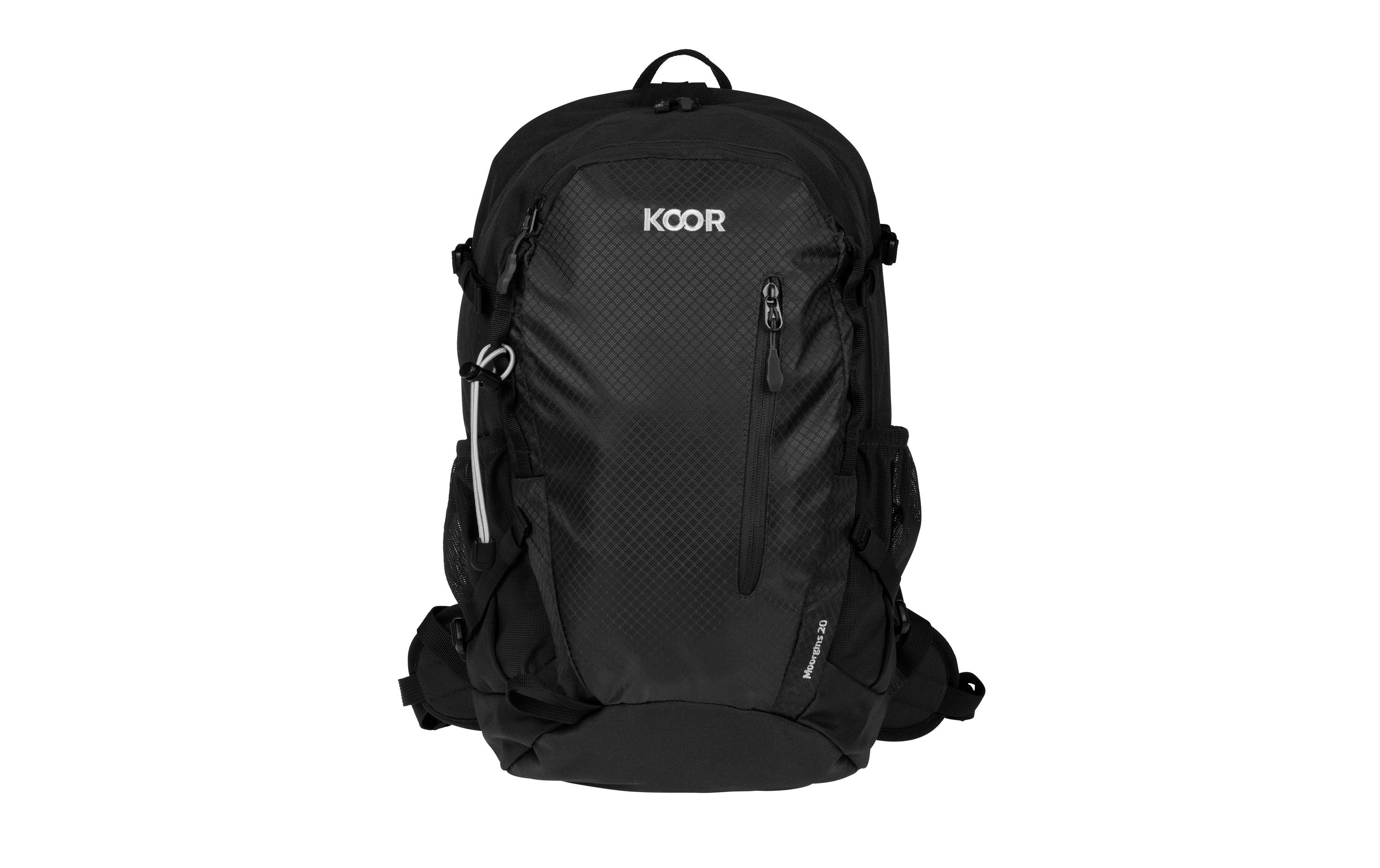 Wanderrucksack Moorgins 20 l, SchwarzFunktionaler und bequemer Bergrucksack für das ganze Jahr