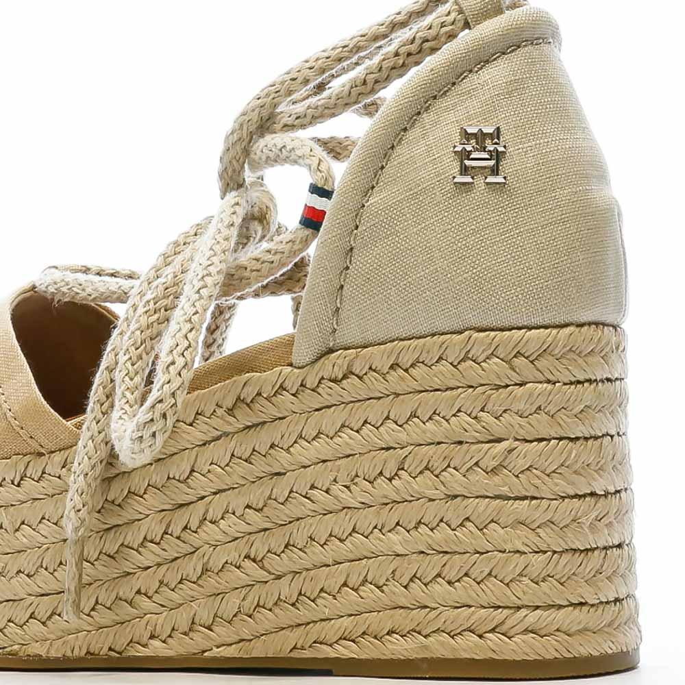 Tommy Hilfiger Chaussures compensées Marron Femme Tommy Hilfiger Linen