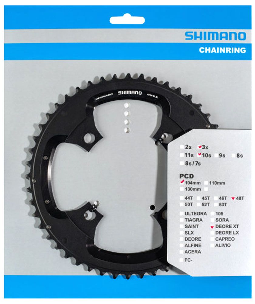 Shimano FC-T8000 Kettenblatt 48 Zähne für Kettenschutzring kaufen | Bike-Discount
