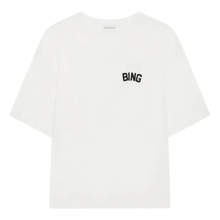 Anine Bing T-shirt Louis Hollywood | Ivoire