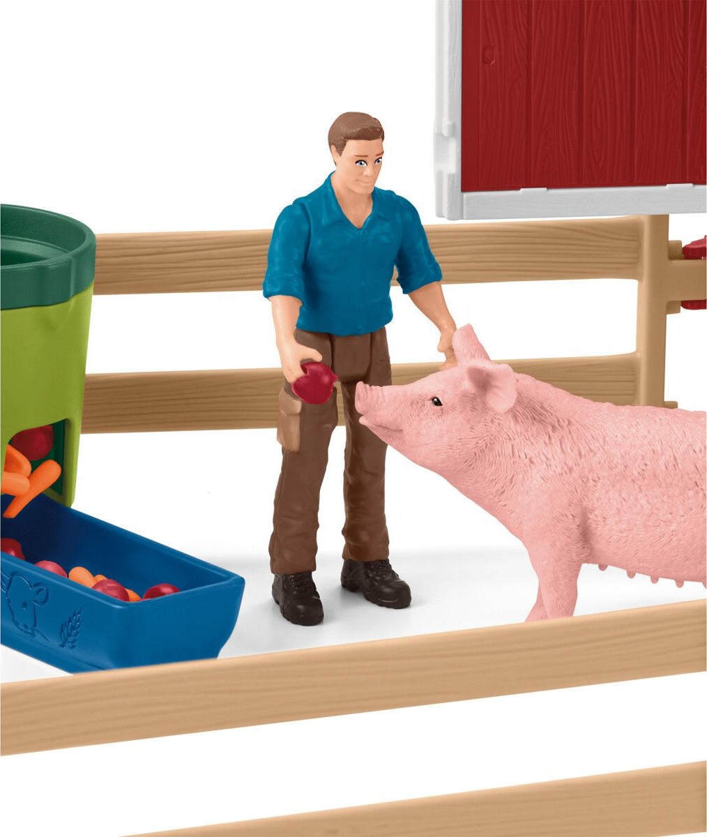 Schleich Farm World - Bondegård Med Dyr Og Tilbehør - 42606