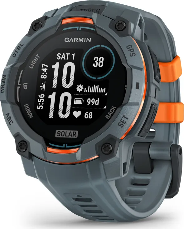 Garmin Instinct 3 Solar, 45mm Twilight Bezel W/Twilight Band