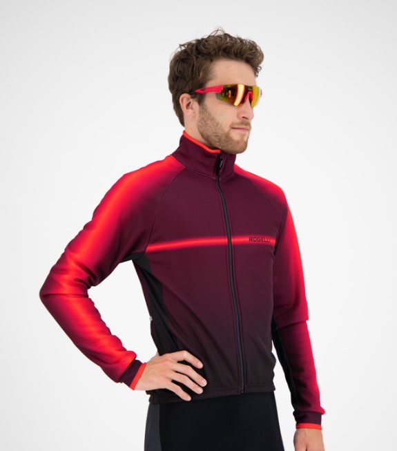 Rogelli Dex Cykeljakke - Bordeaux / Rød