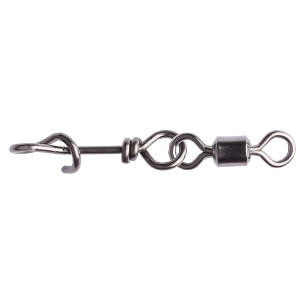 Wiggler Quicksnap With Rolling Swivel Black Nickel Size 2