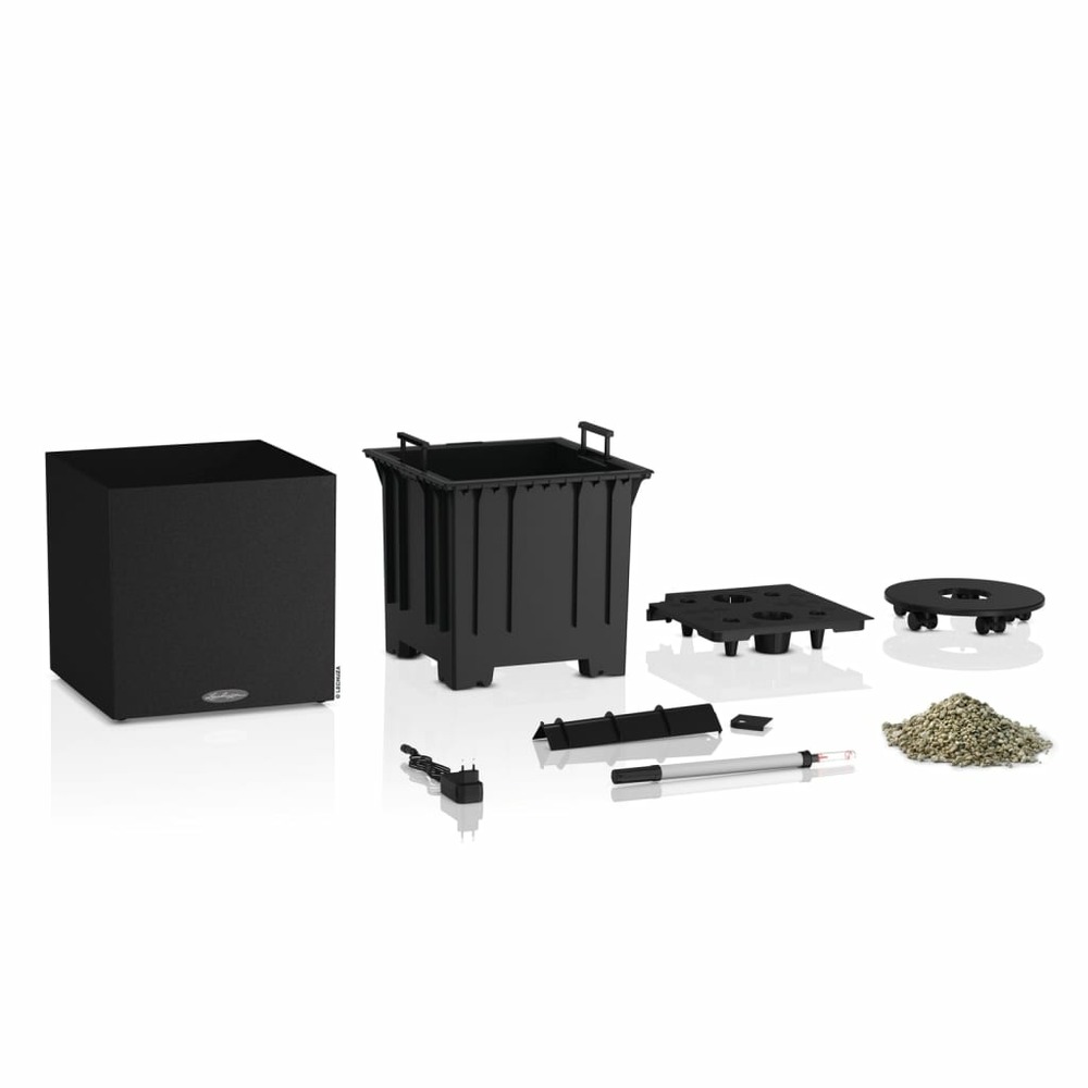 Jardinière canto stone 40 led low all-in-one 40x40 cm