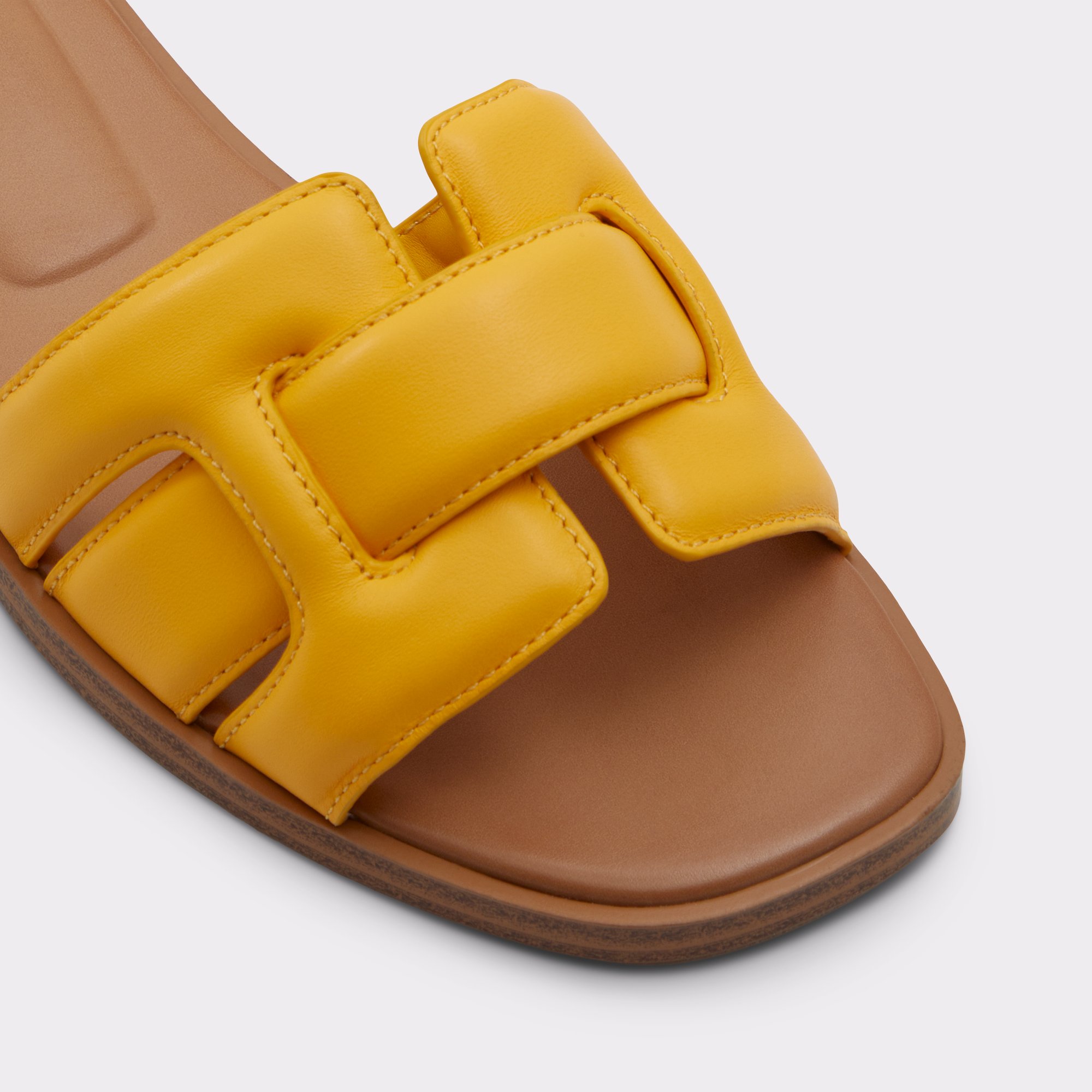 Elenaa Bright Yellow Women Sandals