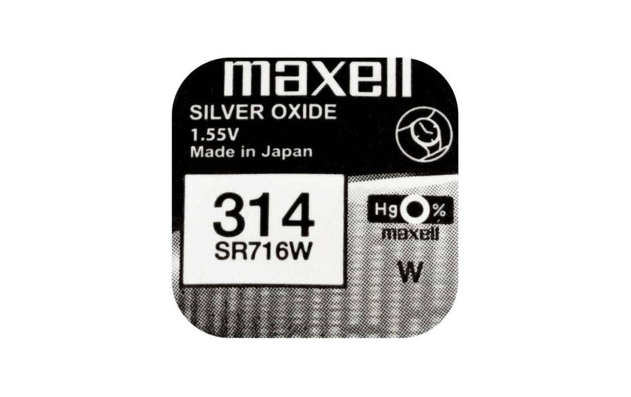 Knopfzelle 314 SR716W , 10 StückTyp SR716W (314), 1 Stück