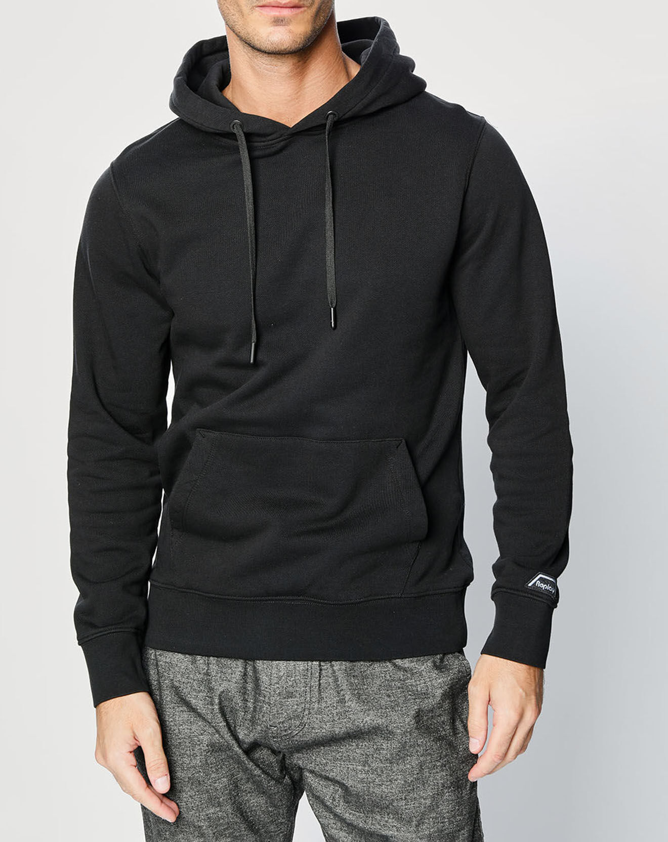 Replay Sweat à capuche Classic Hoodie noir
