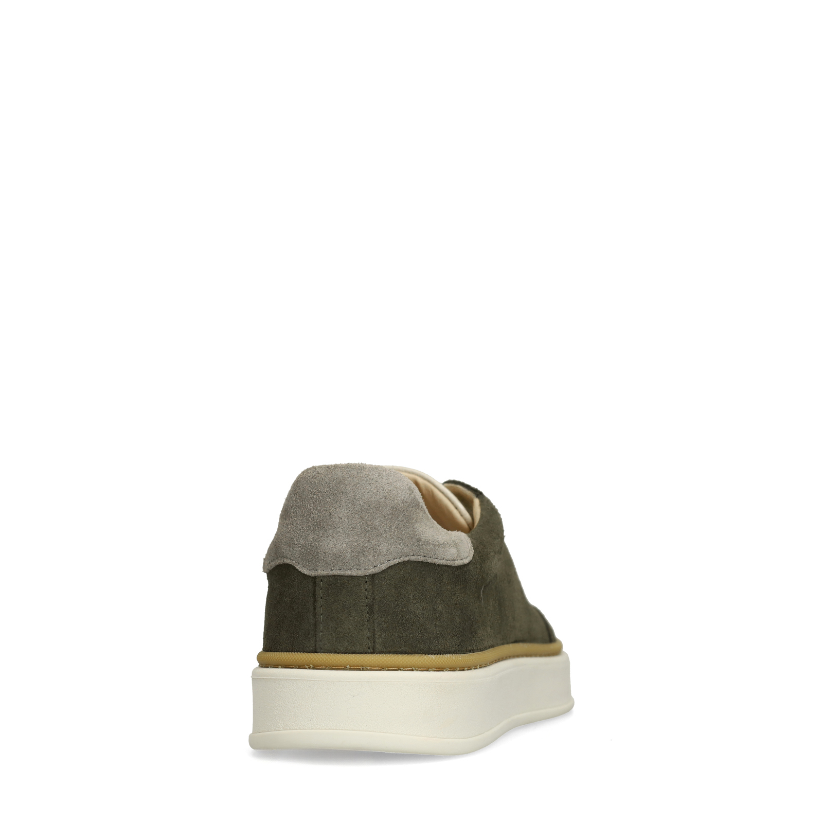 Groene suède sneakers