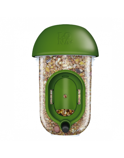 Lona Voersilo S1 - Voersilo - 450 ml Groen Transparant