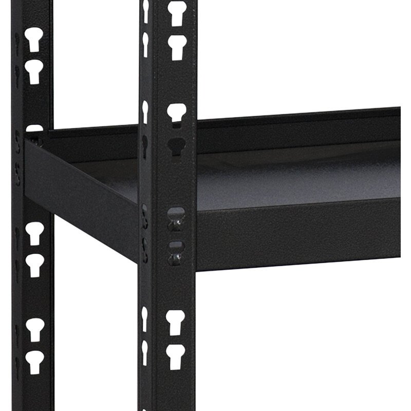 Rayonnages industriels Concepto - Tablettes métal avec rebords