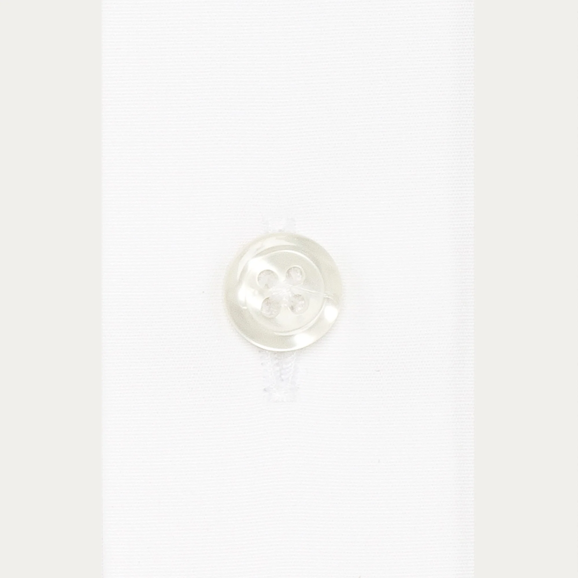White double-twisted poplin shirt with French cuffs