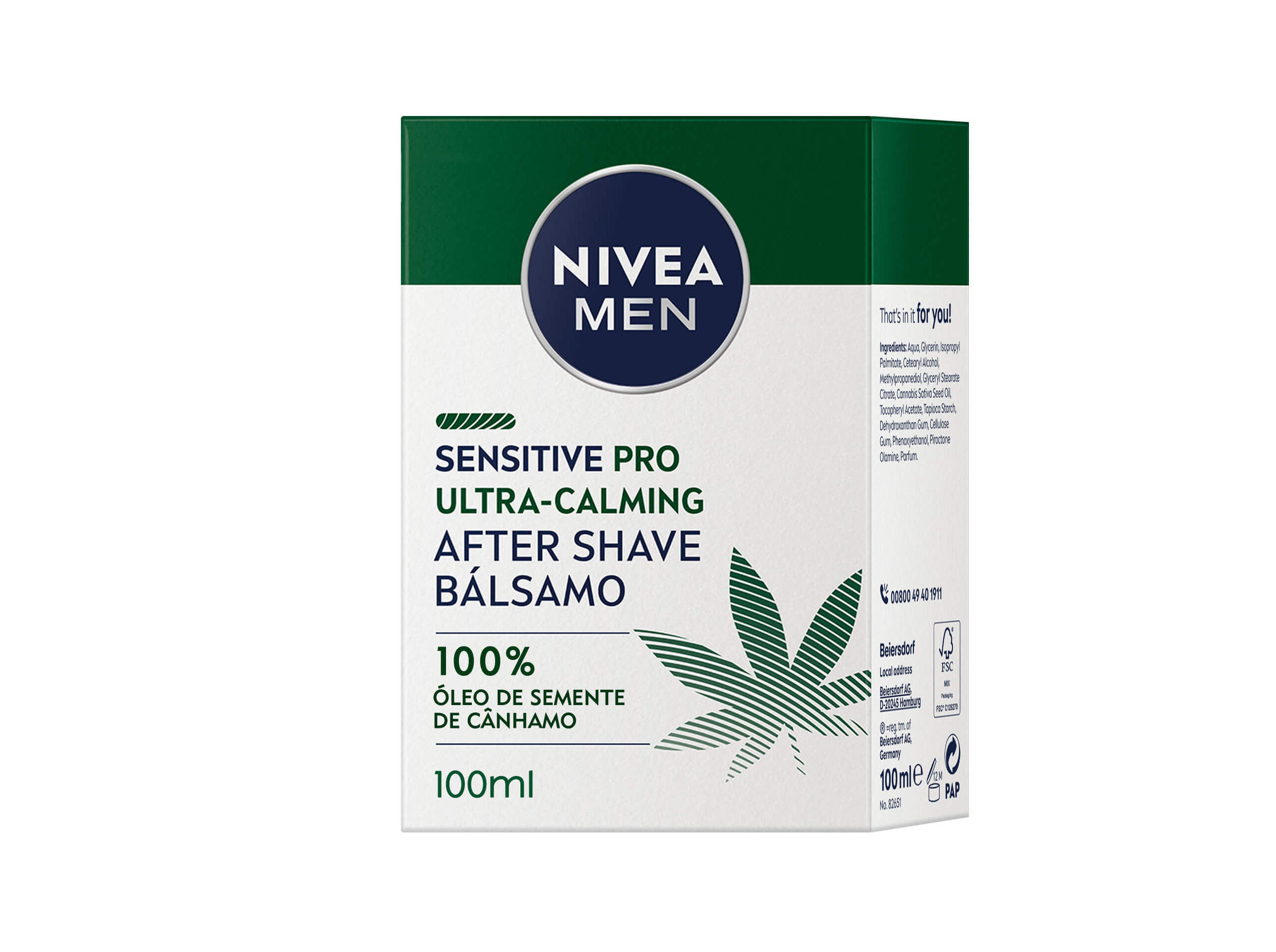 After Shave Bálsamo Sensitive Pro Ultra-Calming NIVEA MEN 100 ml