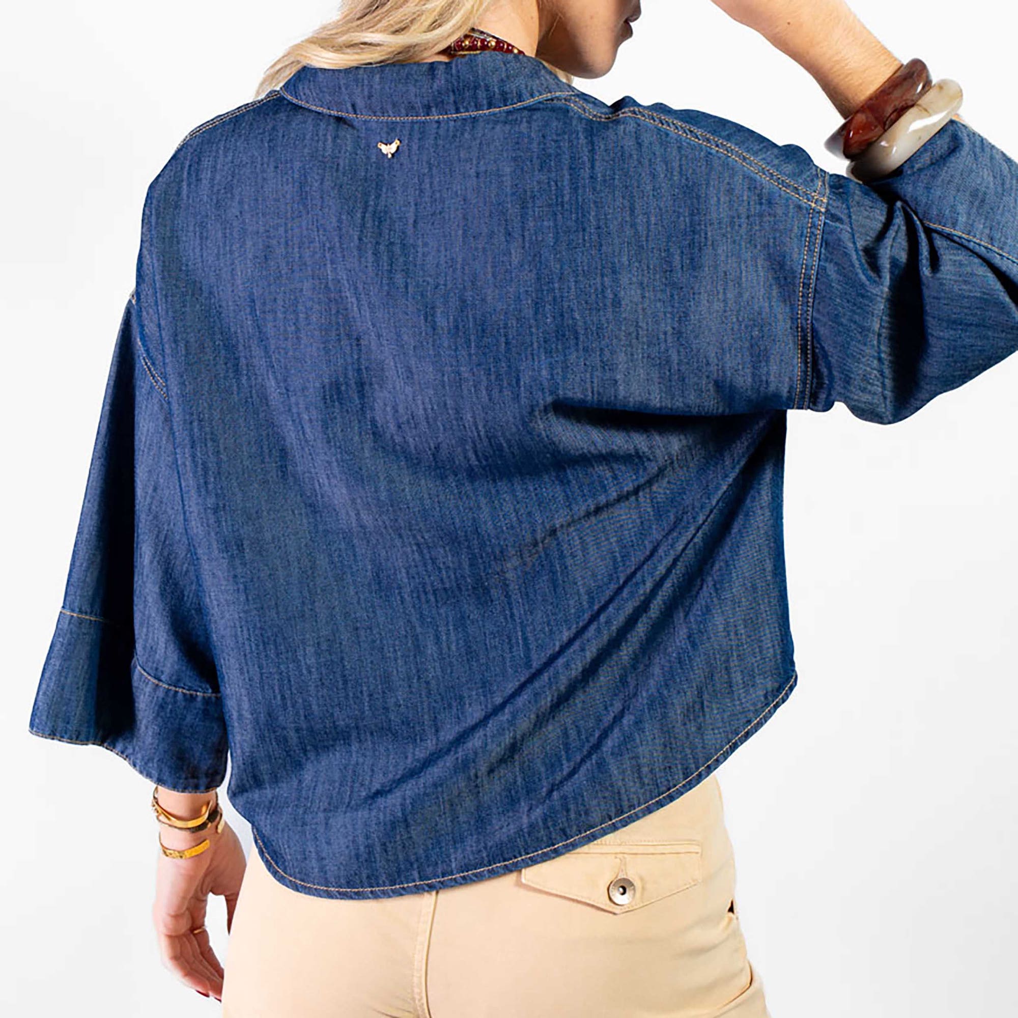 Chemise Femme bleu marine
