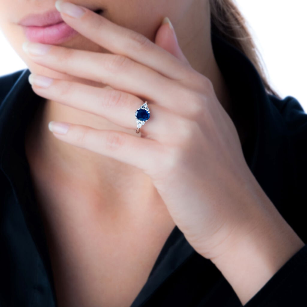Bague Lea Or Jaune Rubis Et Diamant