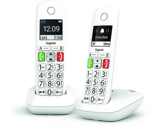 GIGASET - Téléphone sans fil E290 DUO BLANC