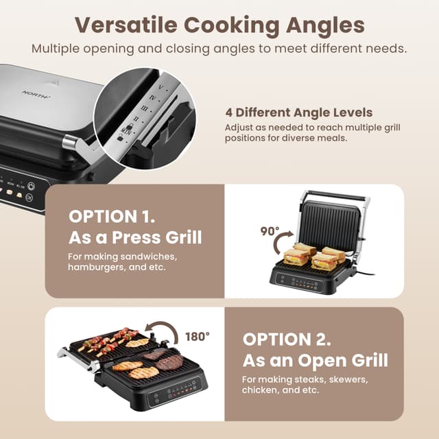 North digital panini grill 205007